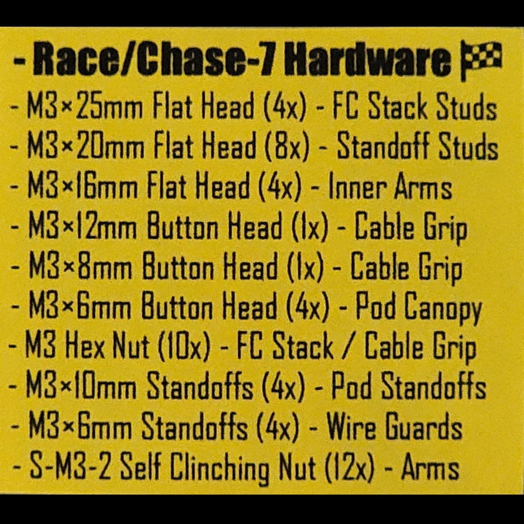 Race/Chase-7 - 2200mAh / Accessorized 7" High Endurance Frame, by TurtleModeFPV (Choose Options) for fpv drones 7