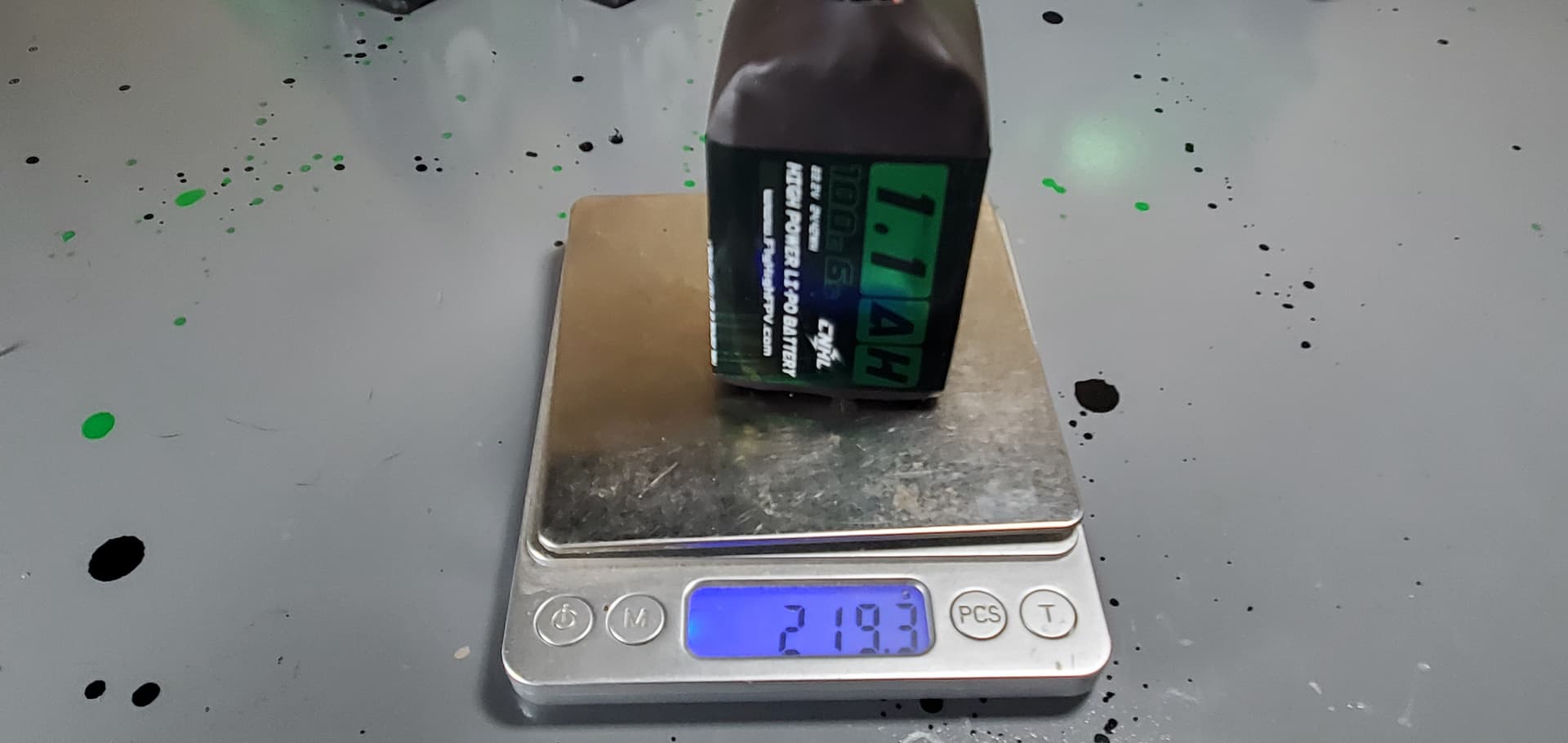 CNHL Green Lipo - 6S 1100mAh for fpv drones 2