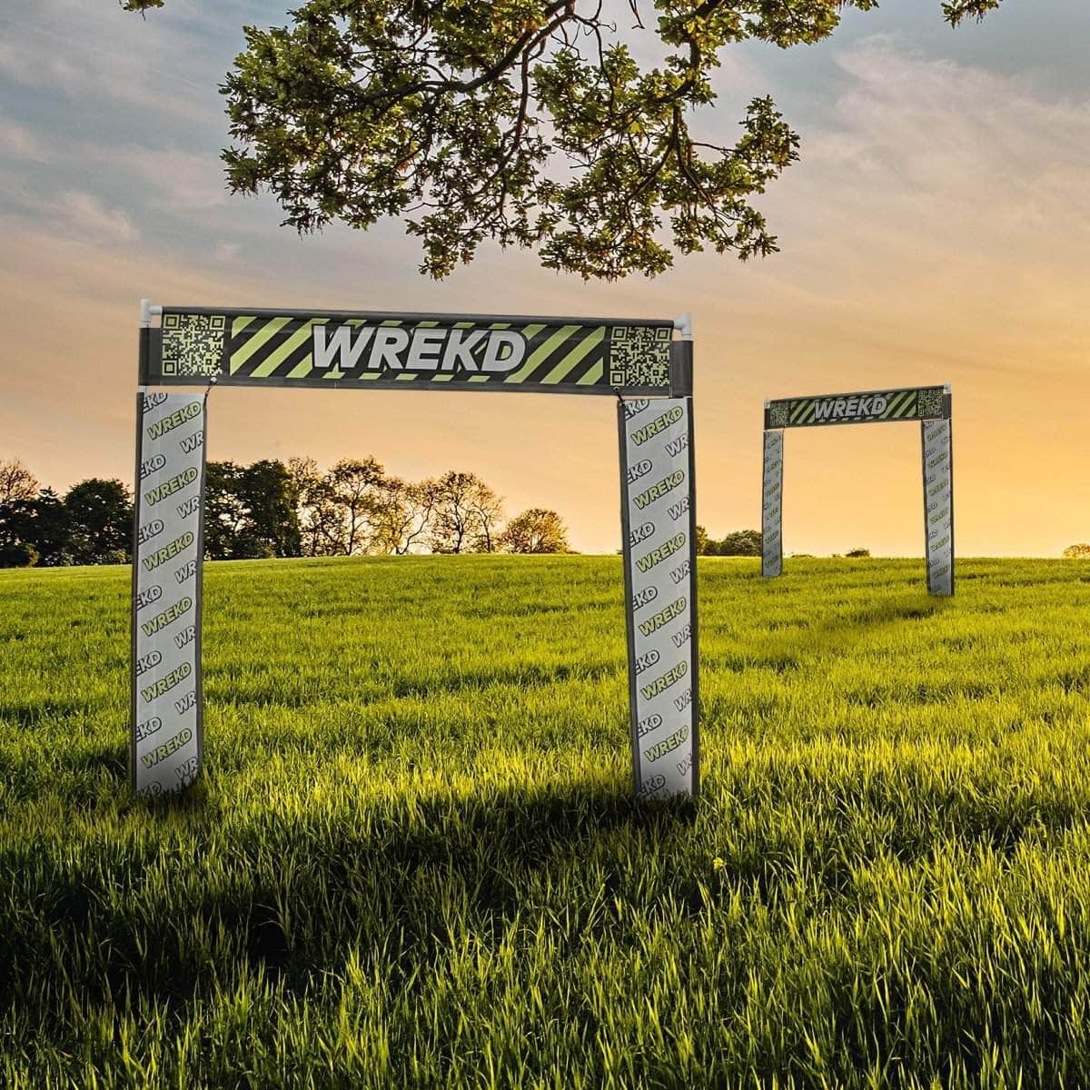 WREKD 5' x 5' Racing Gate Fabric (No poles) for fpv drones 1