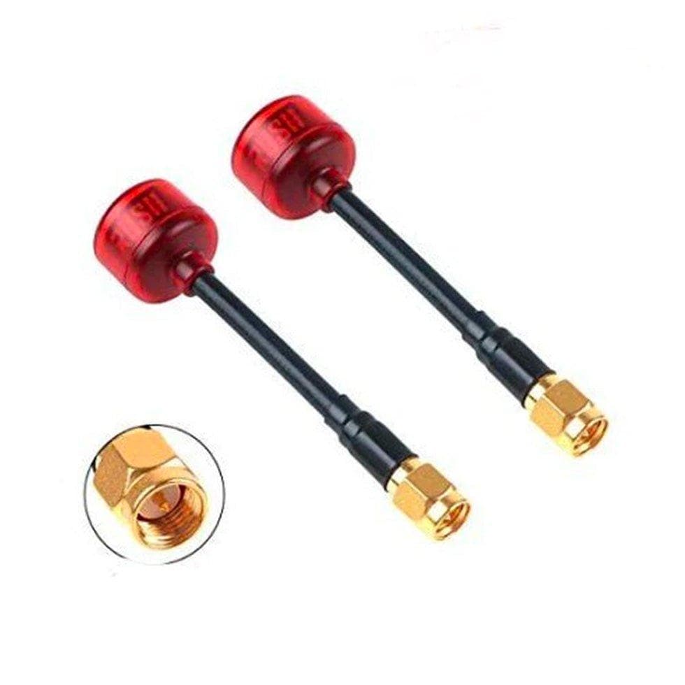 RUSHFPV Cherry 5.8GHz Antenna w/ SMA Straight Connector (2 Pack) - Choose Polarization for fpv drones