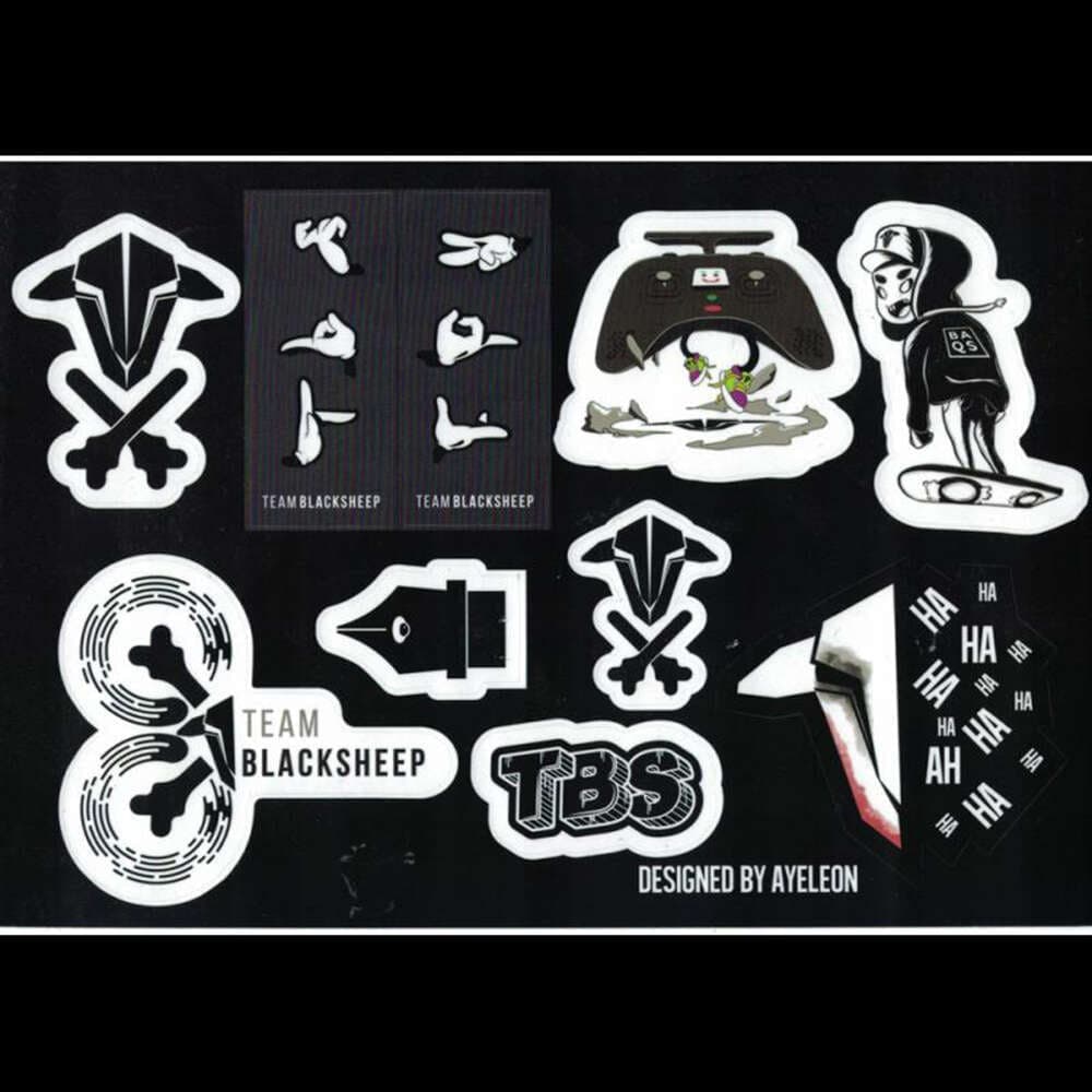 Team Blacksheep Stickers By Ayeleon