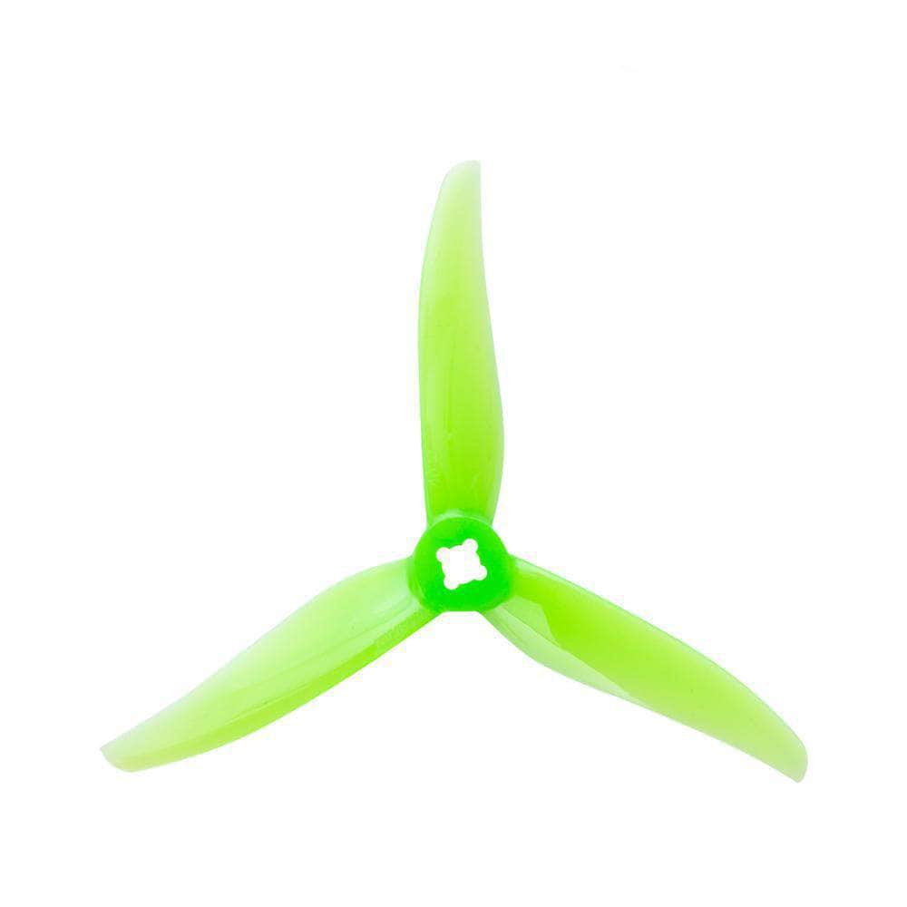 Gemfan Hurricane 4023 Durable Tri-Blade 4" Prop 4 Pack (5mm & 1.5mm Mounting) - Choose Your Color for fpv drones 4