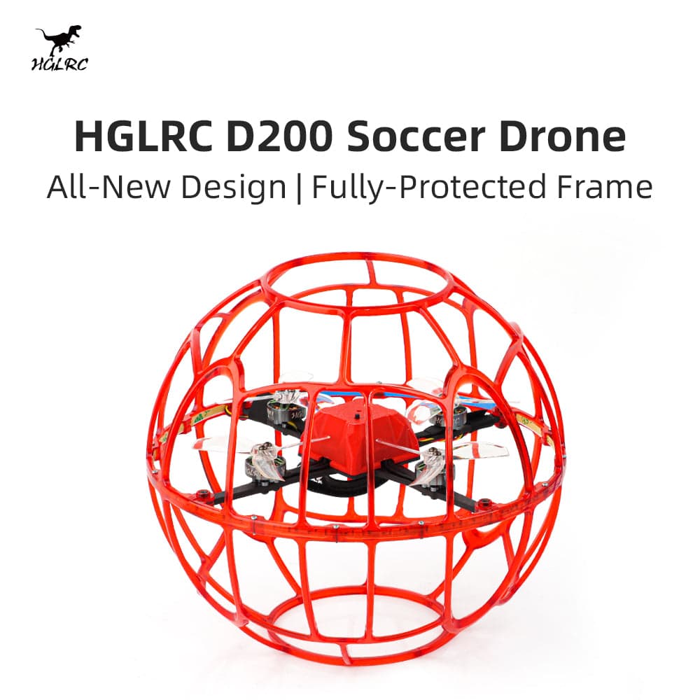 HGLRC D200 Soccer Drone Drop-resistant/ Training and Competition Soccer Drone for fpv drones 3