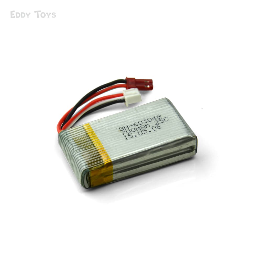 700mAh 7.4V 25C LiPo accu (JST) for fpv drones 1