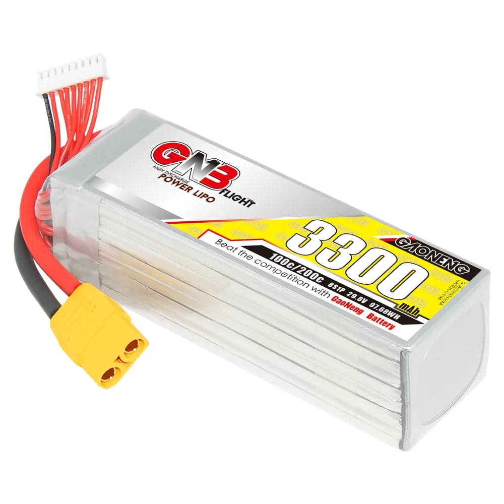 GAONENG GNB 8S 29.6V 3300mAh 100C LiPo Battery XT90 [DG] for fpv drones 1