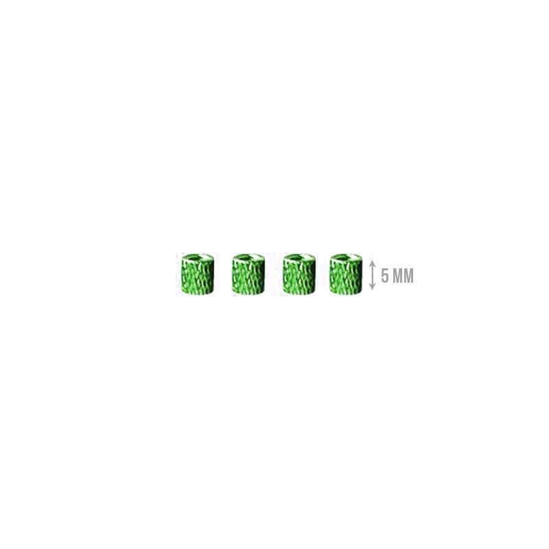 M3 Aluminium Standoffs (4 stuks) - GEKARTELD - 5mm - GROEN for fpv drones 2