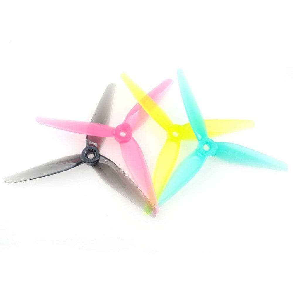 HQ Prop R35 5135-3 / 5.1" Tri-Blade FPV Drone Racing Props (4 Pack) - Choose Color