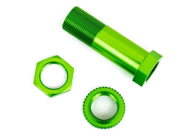 Traxxas TRA9545G Servo saver post/ adjuster nut/ locknut, Green, Sledge for fpv drones