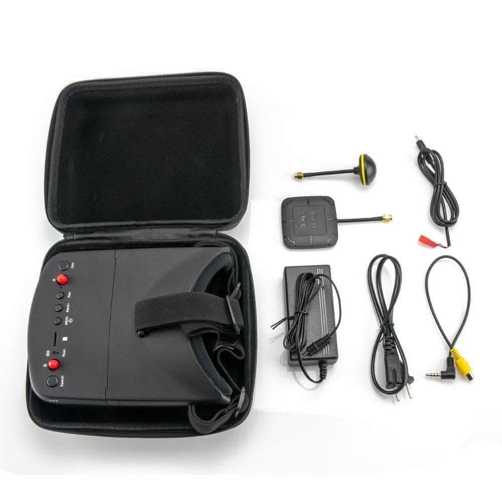 EV800D 5.8GHz 40CH Diversity FPV Goggles with DVR for fpv drones 4