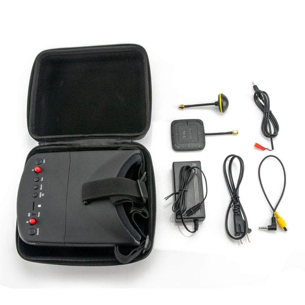 EV800D 5.8GHz 40CH Diversity FPV Goggles with DVR for fpv drones 4