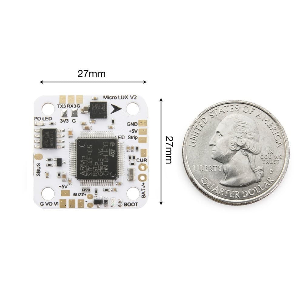 Lumenier MICRO LUX V2 - F4 Flight Controller + OSD for fpv drones 4