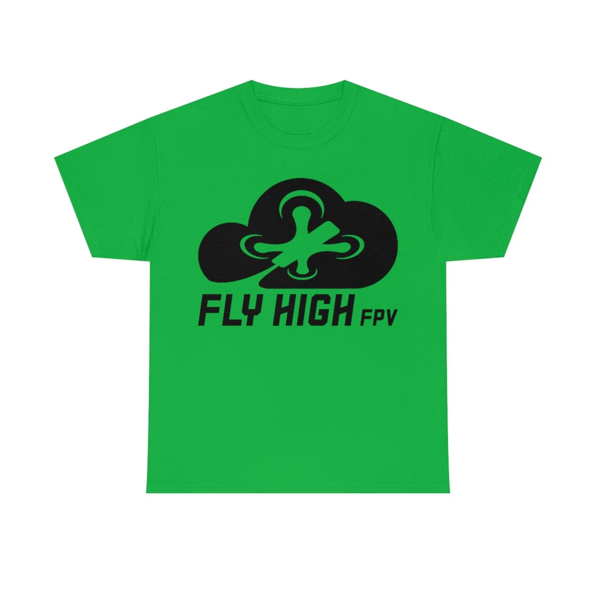 Fly High FPVTee - Black Logo for fpv drones 31