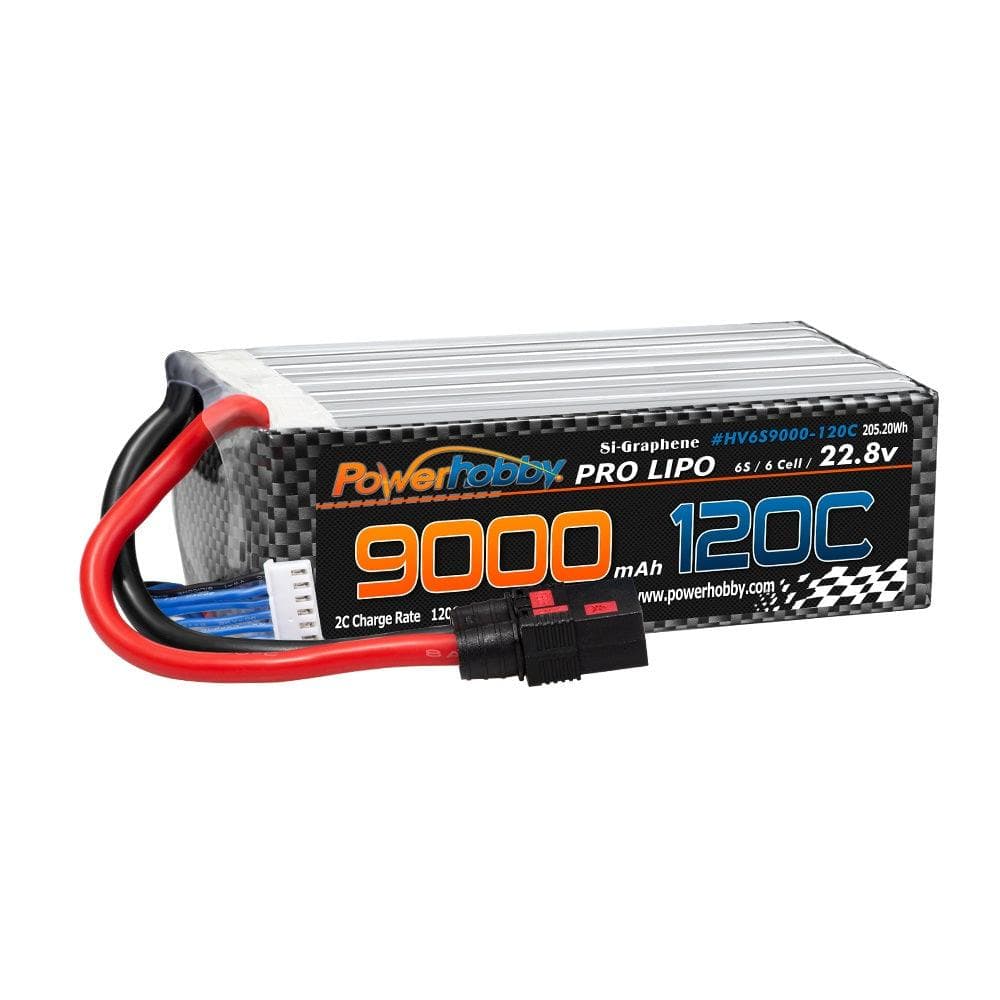 Powerhobby 6S 22.8V 9000mah 120C GRAPHENE + HV Lipo Battery QS8 Plug 8AWG Wire for fpv drones 3