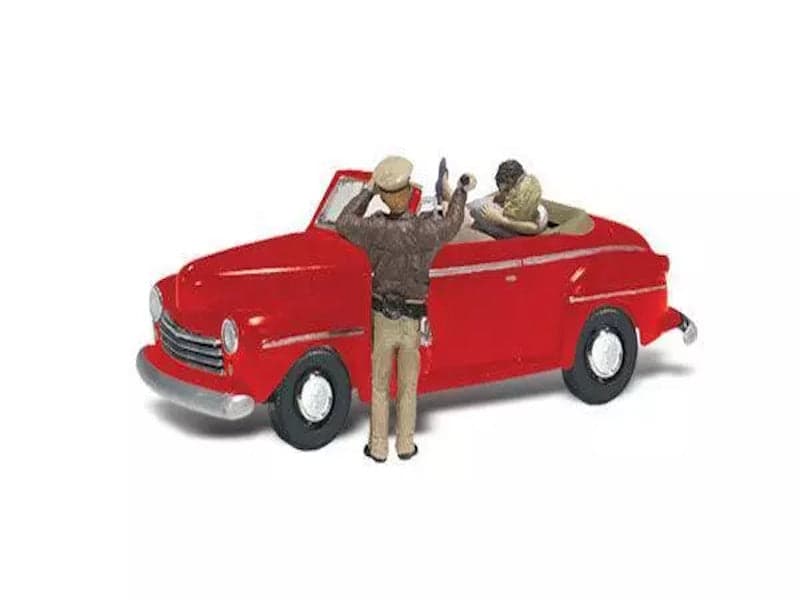 Woodland Scenics AS5337 N Cop'n a Kiss Train Figure / Vehicle AutoScenes for fpv drones