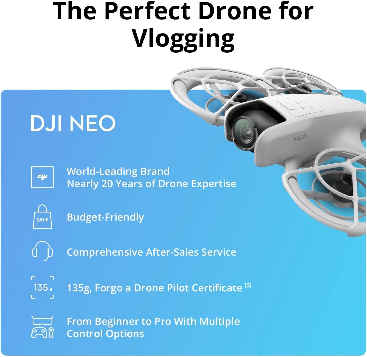 DJI Neo Motion Fly More Combo Mini Drone w/ Goggles N3 for fpv drones 6