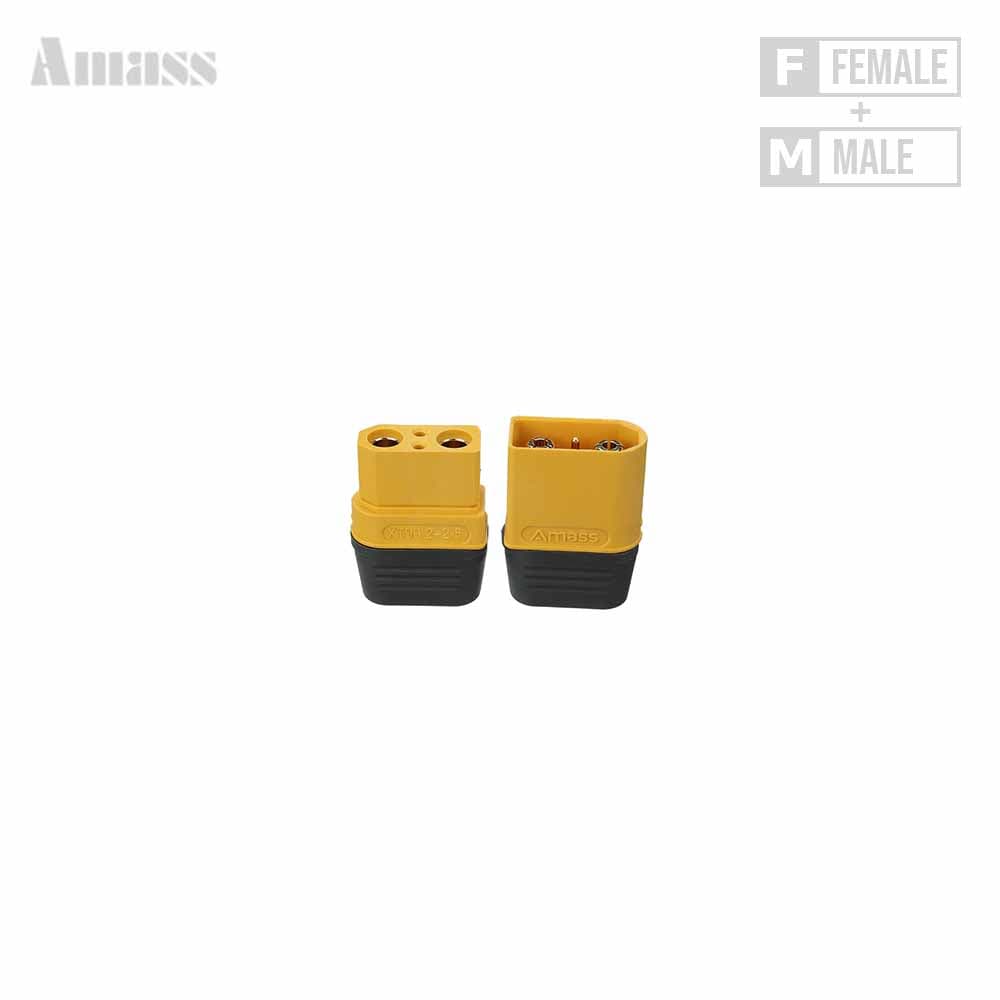 XT90I Connector - 1 SET (Female + Male) for fpv drones