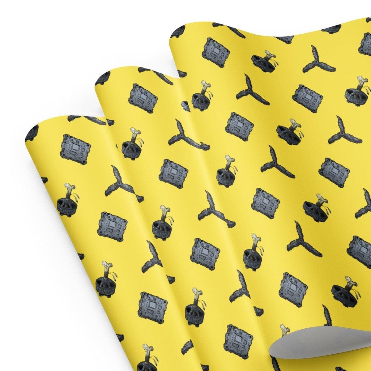 Stone Age FPV Wrapping Paper 28.75" x 19.75" Sheets (3pcs) for fpv drones 2