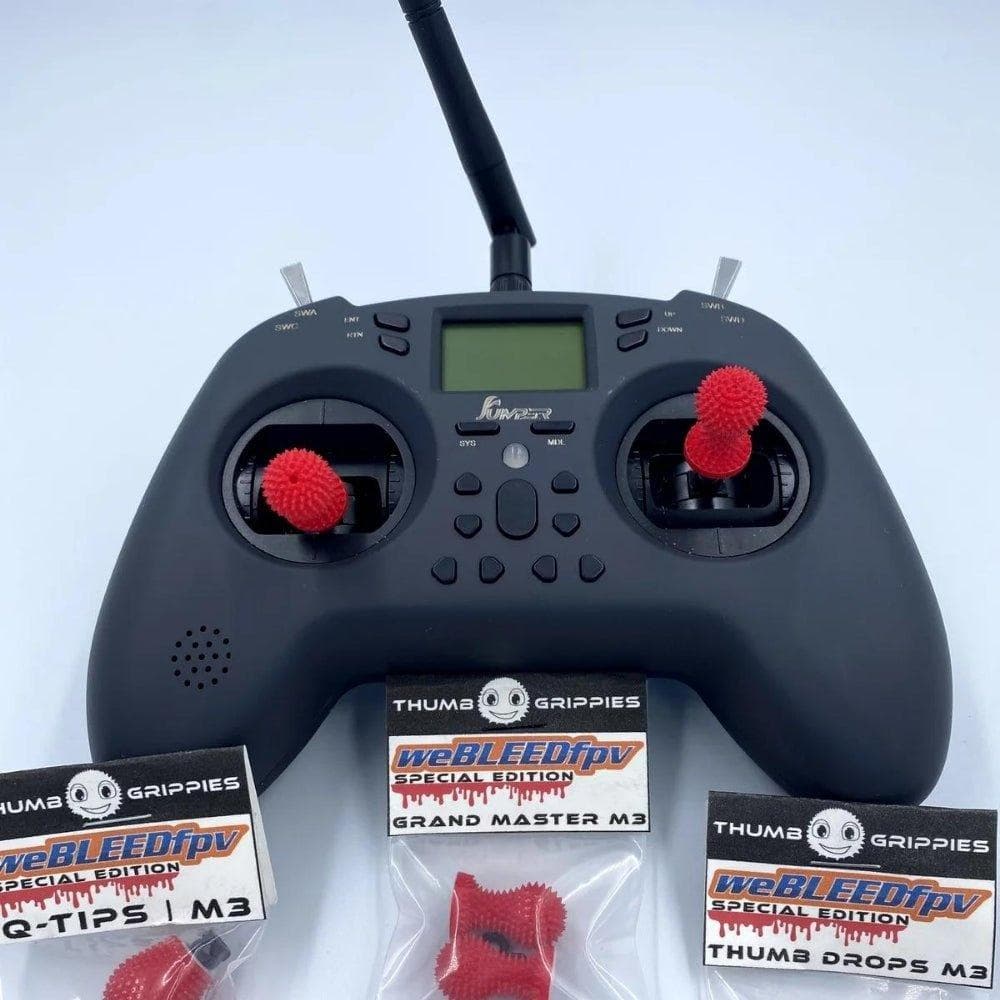 Thumb Grippies weBLEEDfpv Special Edition for fpv drones 36