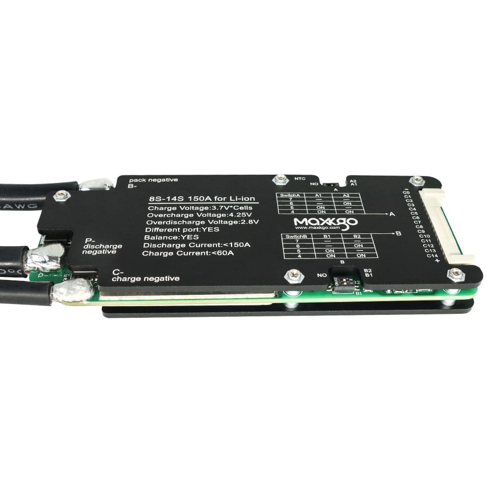 MAXKGO 8S-14S 150A BMS Protection Board Hardware Ternary Polymer Lithium Battery BMS Board for fpv drones 3