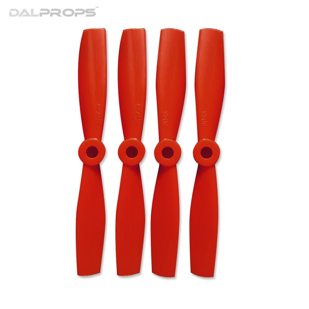DAL 6045 Indestructible Bullnose Propellers (4 stuks) - ROOD
