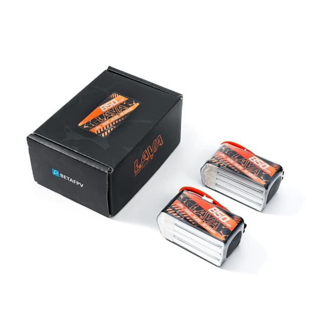 BetaFPV LAVA 850mAh 4S 100C (2pcs) LiPo battery for FPV drones for fpv drones 5