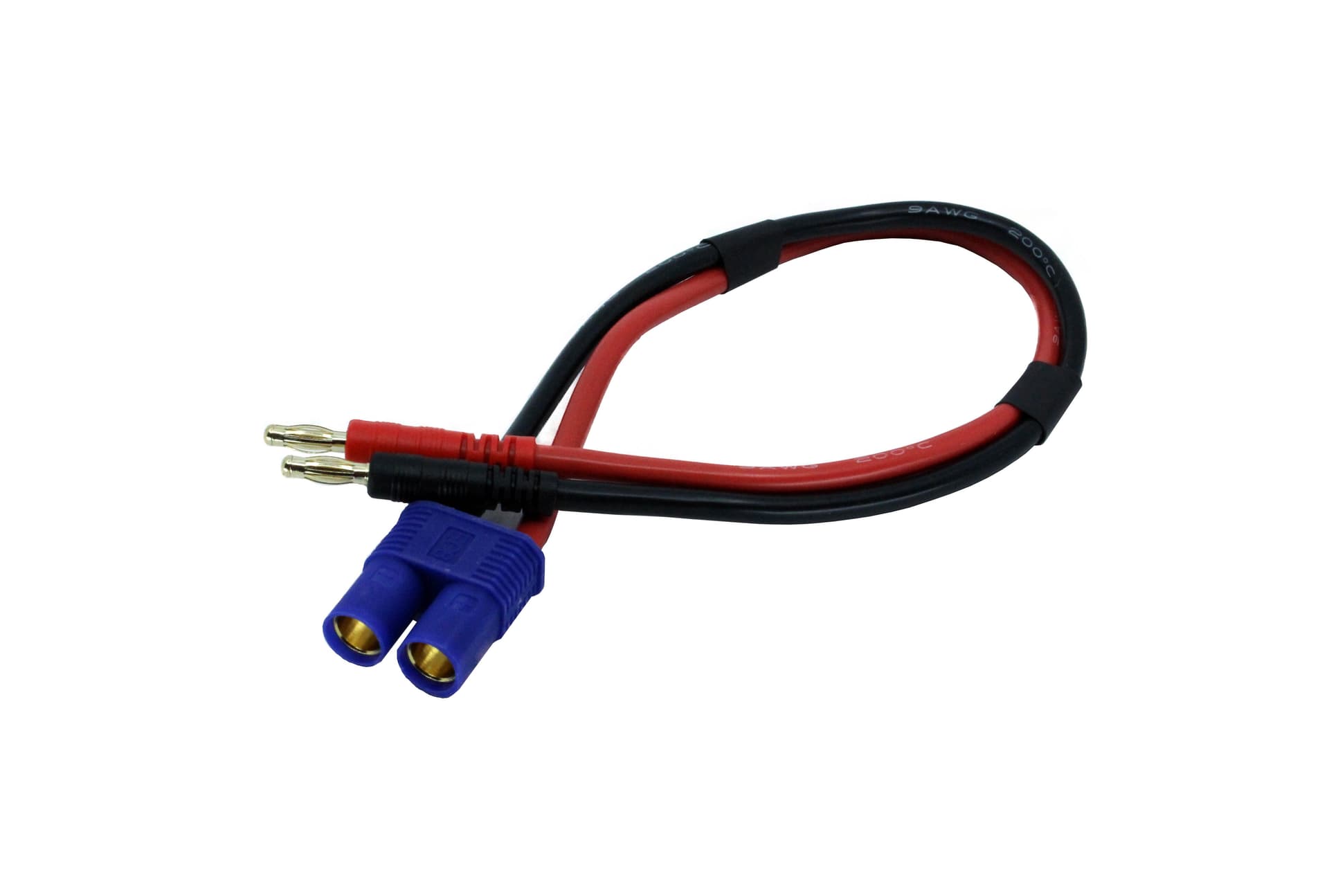 Banana Plug to Male EC8 Power Adapter for fpv drones 1