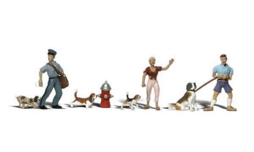 Woodland Scenics A1827 HO Train Figures People & Pets for fpv drones