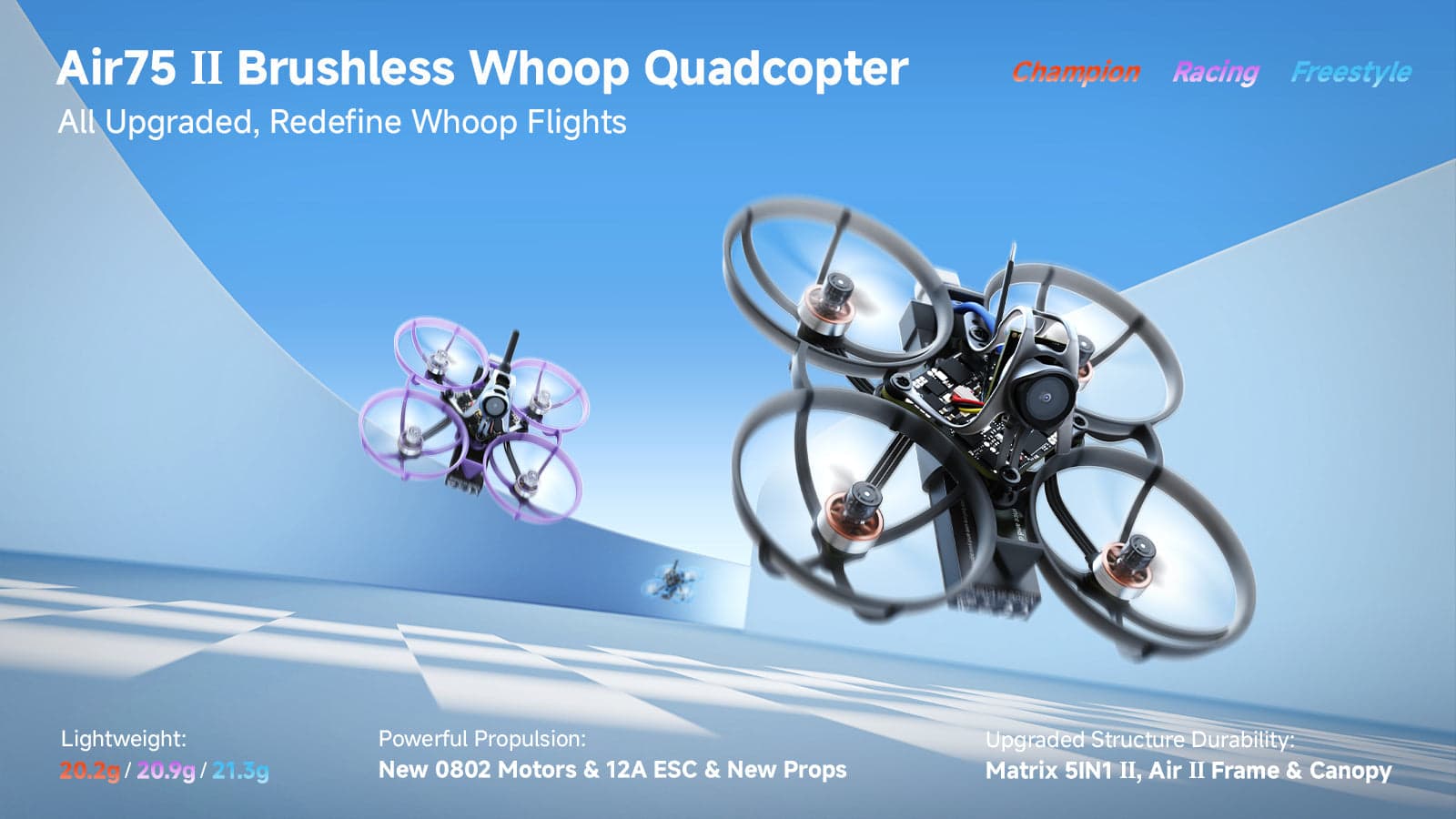 BETAFPV Air75 II: Performance Tuned 1S Brushless FPV Whoop for fpv drones 3
