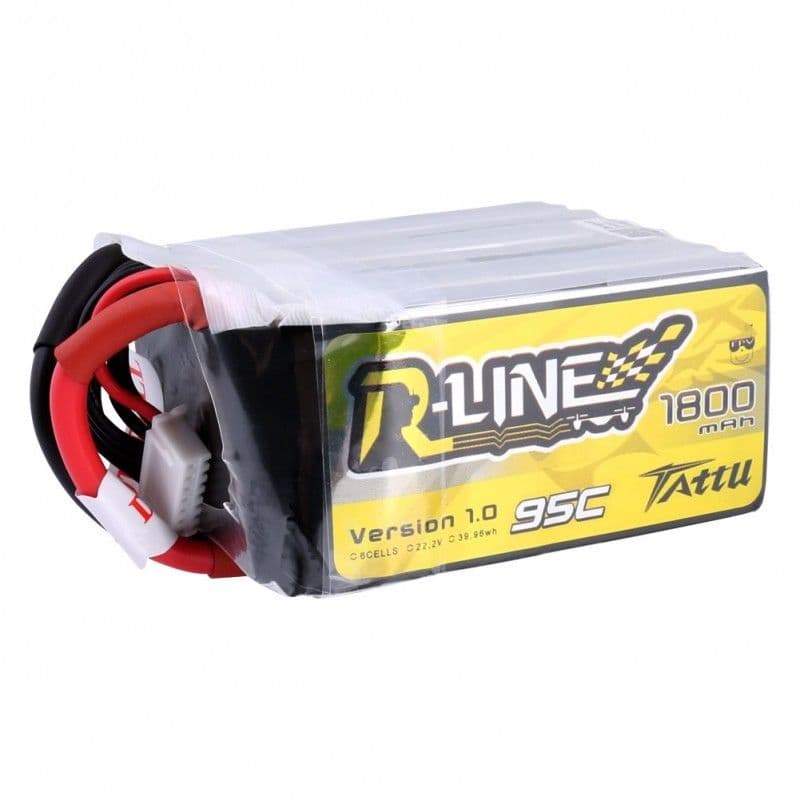 Tattu R-Line 1800mah 6S 95C 22.2V Lipo Battery for fpv drones 2
