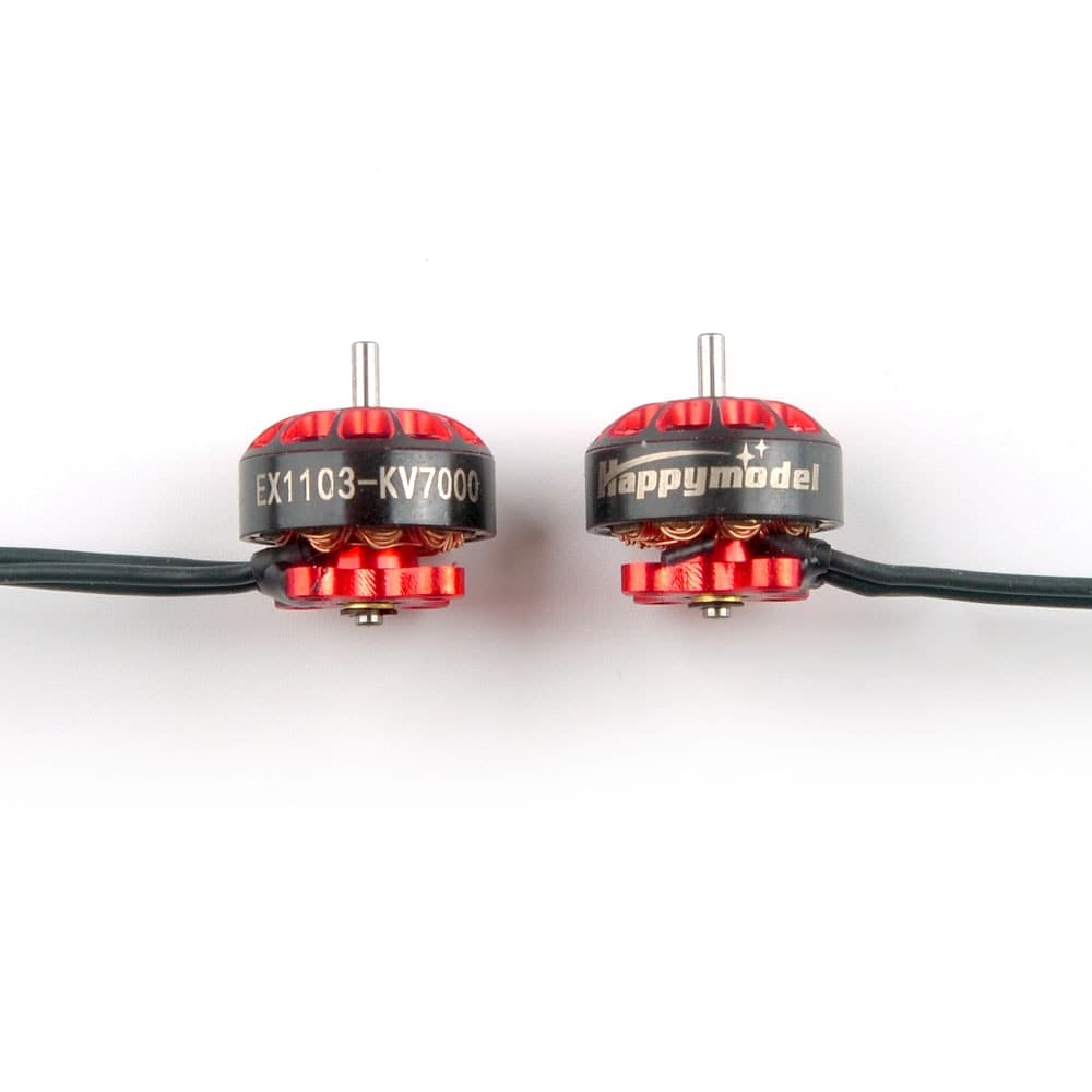 Happymodel 4x EX1103S (7000kV / 8000kV) Motor Pack for Toothpicks / Larva X for fpv drones 1