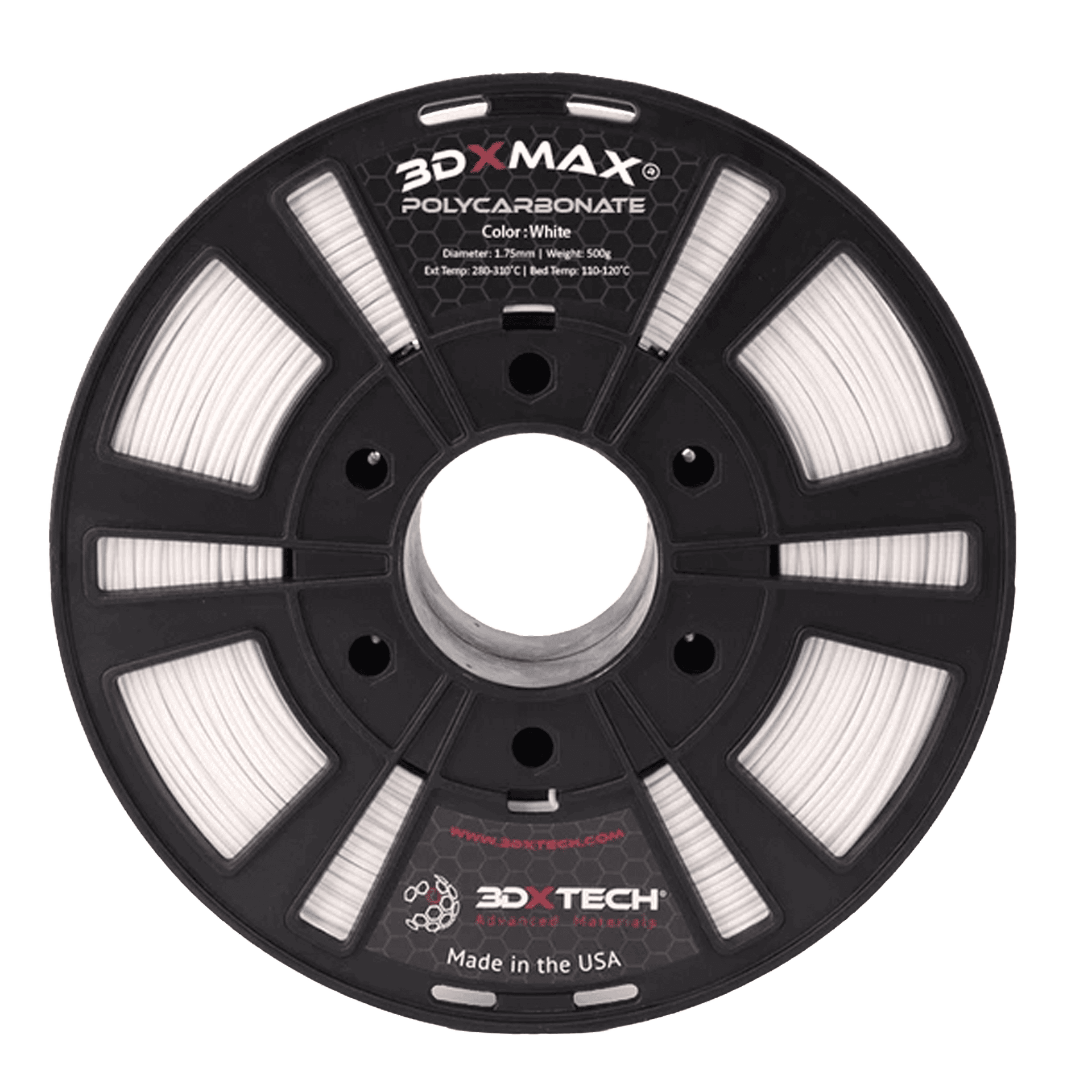 3DXTech 3DXMAX PC 1.75mm Filament 500g for fpv drones 2