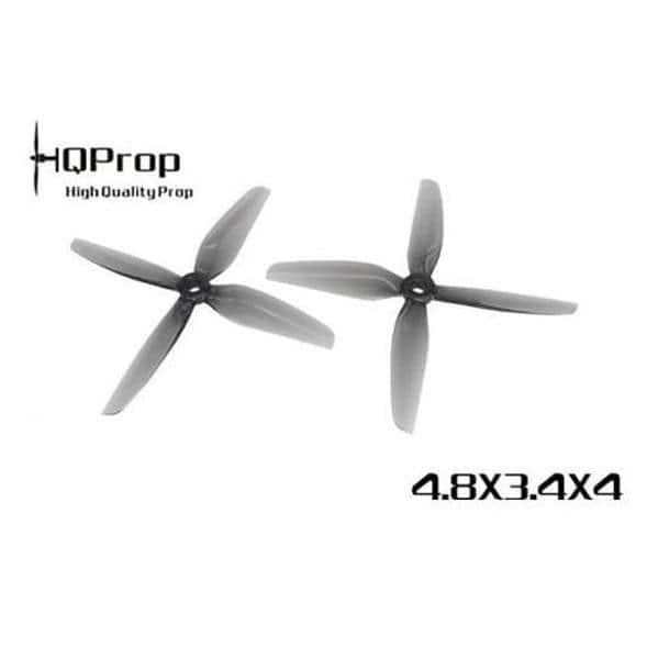 HQ Durable Prop 4.8x3.4x4 Quad-Blade 5" Prop 4 Pack - Grey for fpv drones 1
