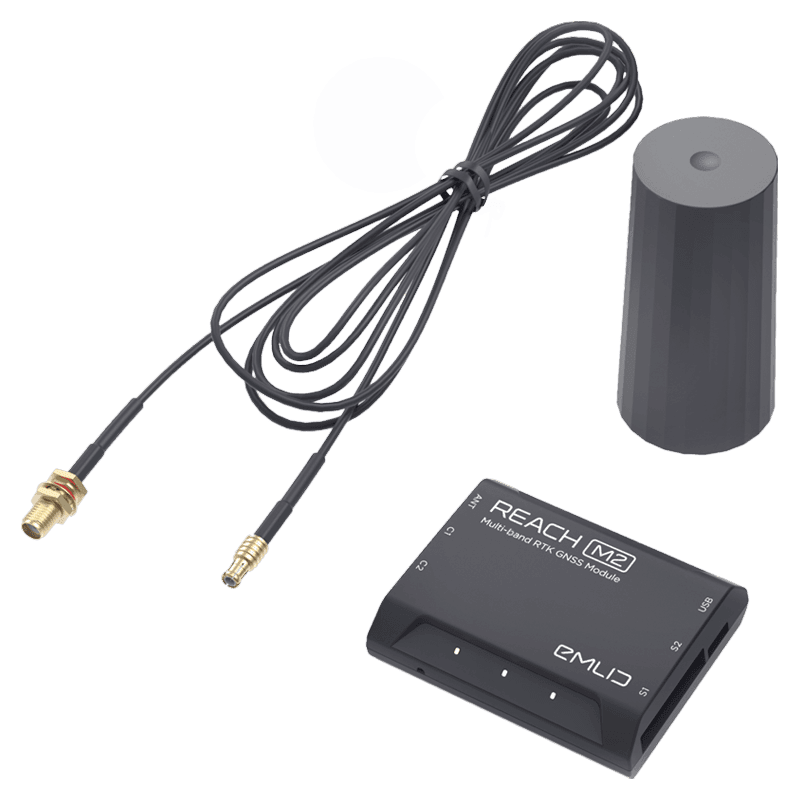 Reach M2 Multi-Band RTK / PPK GNSS Kit w/ Helical Antenna for fpv drones 1