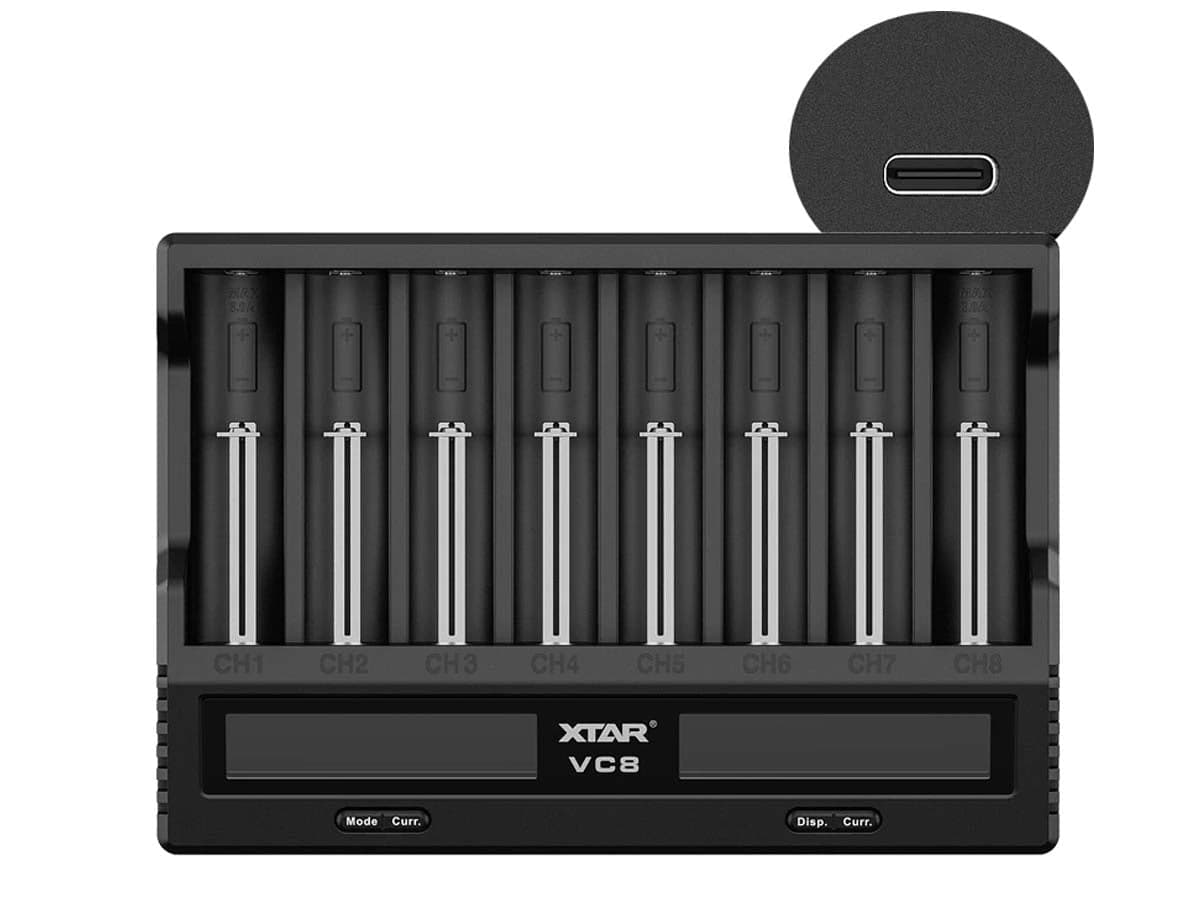 XTAR VC8 Dual-Chemistry Charger for fpv drones 3