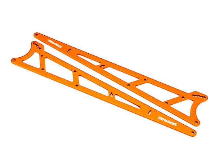 Traxxas 9462A Side Plates Wheelie Bar Orange (Aluminum) (2) Drag Slash for fpv drones