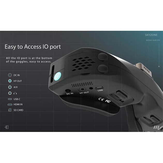 Skyzone SKY04O FPV goggles for fpv drones 9