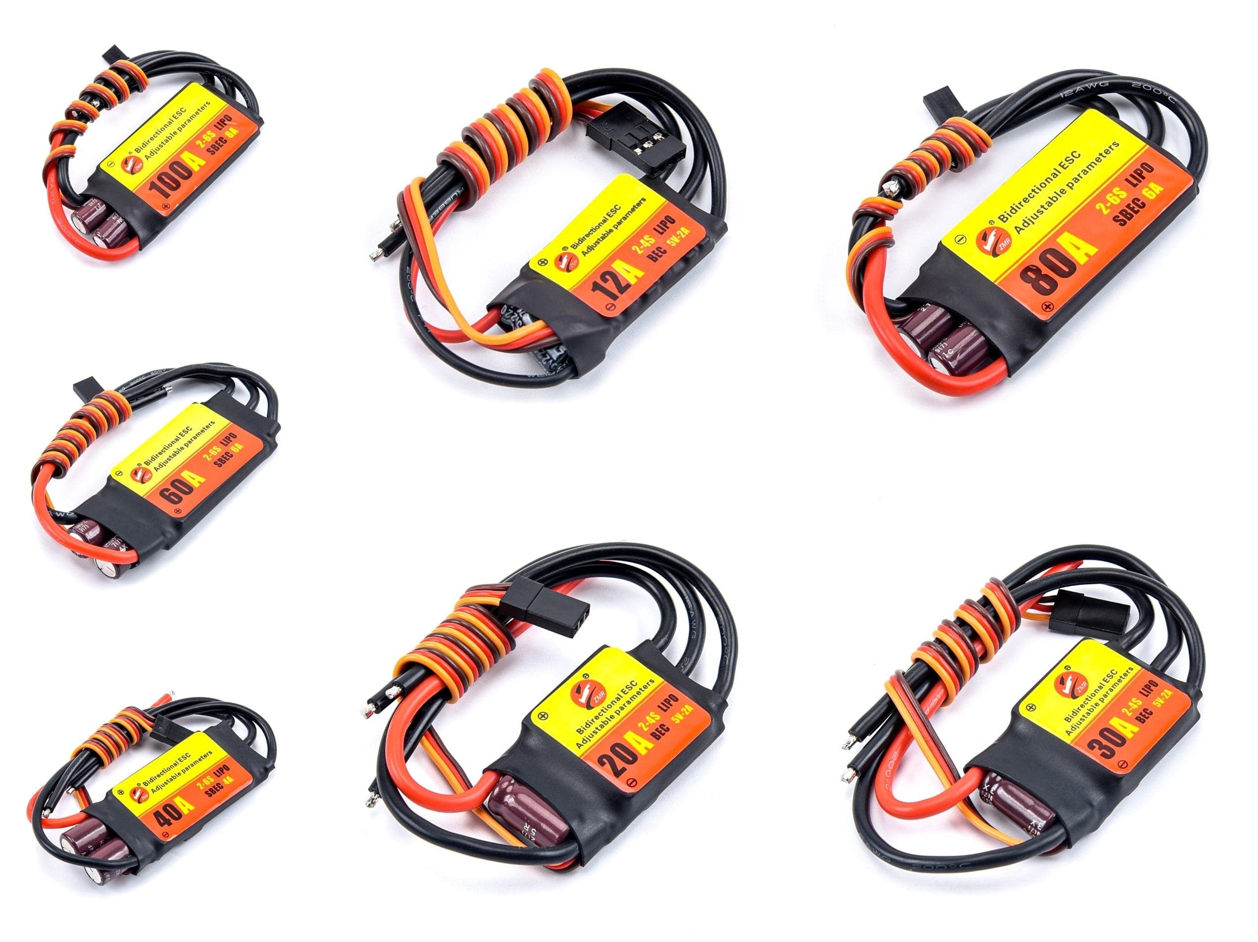 ZMR Bidrectional BLHeli_S ESC for fpv drones 4