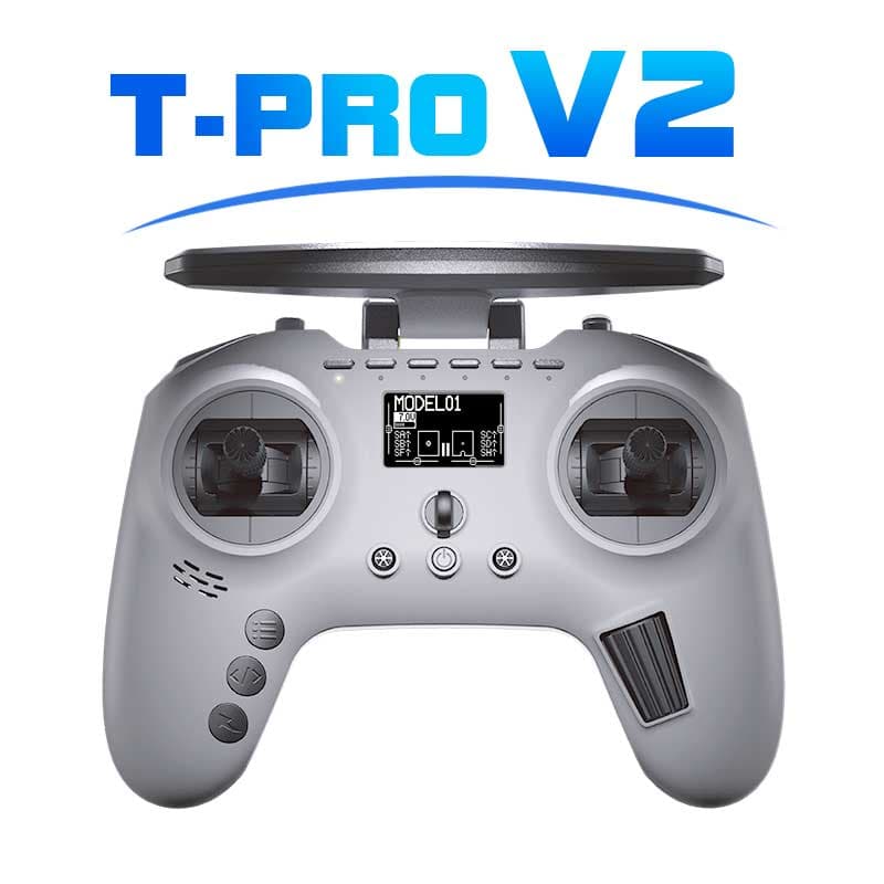 Jumper T Pro V2 ELRS 1W 2.4GHz HALL Sensor Gimbals 1.3" OLED Screen EdgeTX RC Transmitter