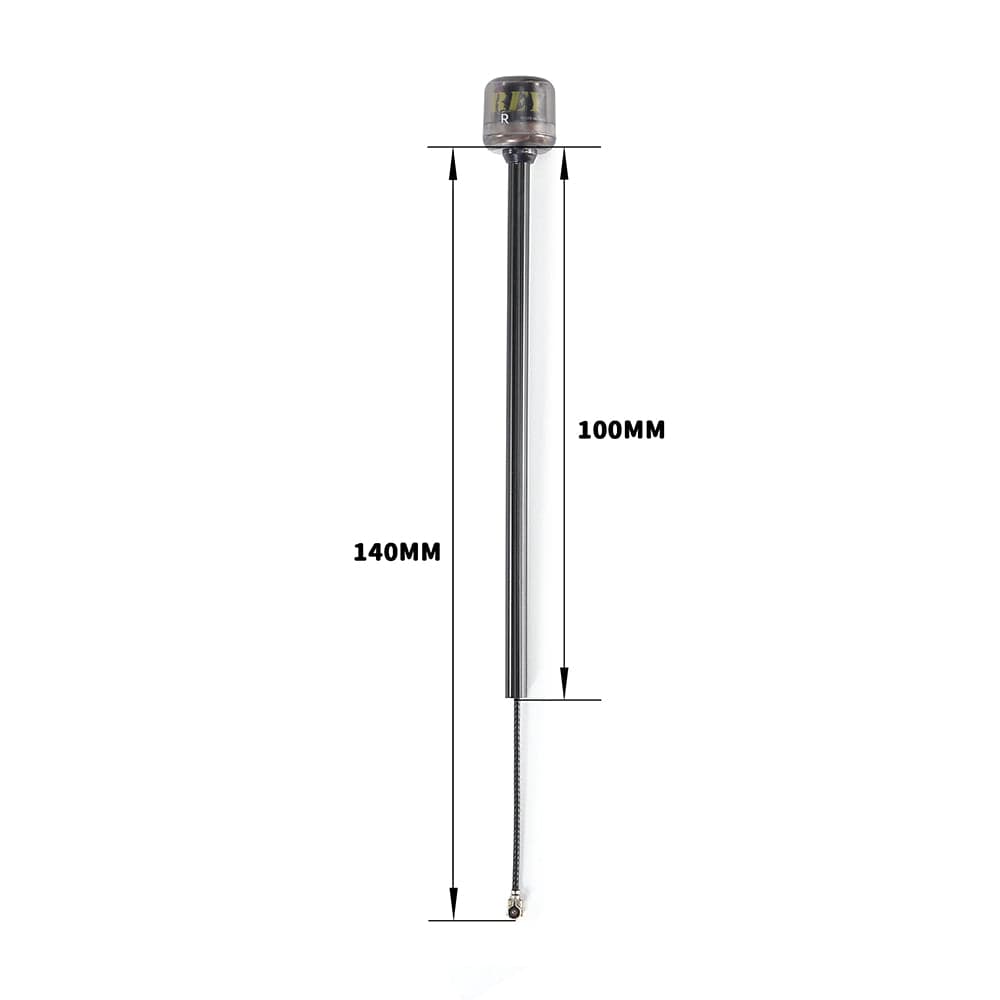 FlyFishRC Osprey 5.8Ghz 140mm BLACK Ipex/UFL Antenna - RHCP for fpv drones 1