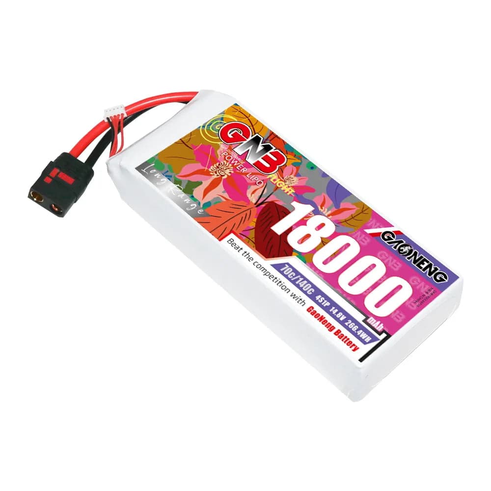 GAONENG GNB 4S1P 14.8V 18000mAh 70C RC LiPo Battery QS8 [DG] for fpv drones 5