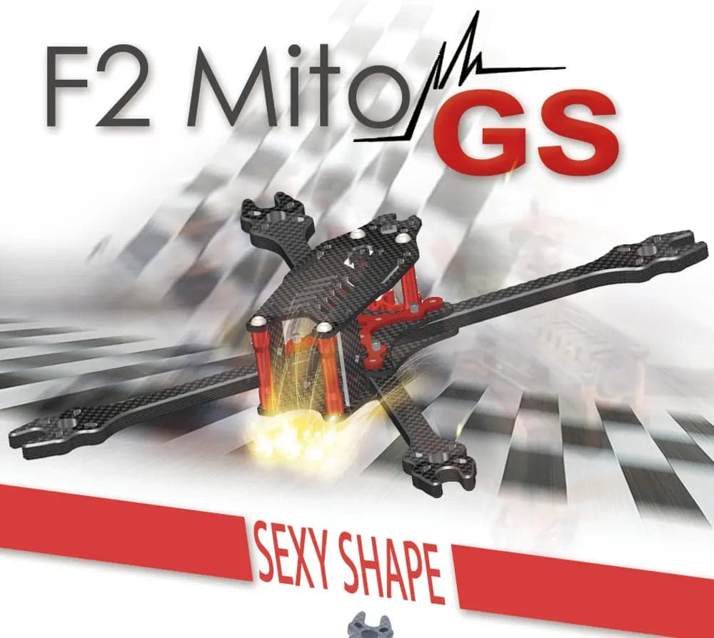 F2 Mito GS FPV Quadcopter Frame for fpv drones 43