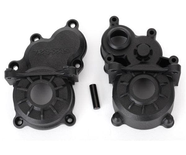 Traxxas 8691 Gearbox halves front & rear w/ idler gear shaft E-Revo VXL Brushless for fpv drones
