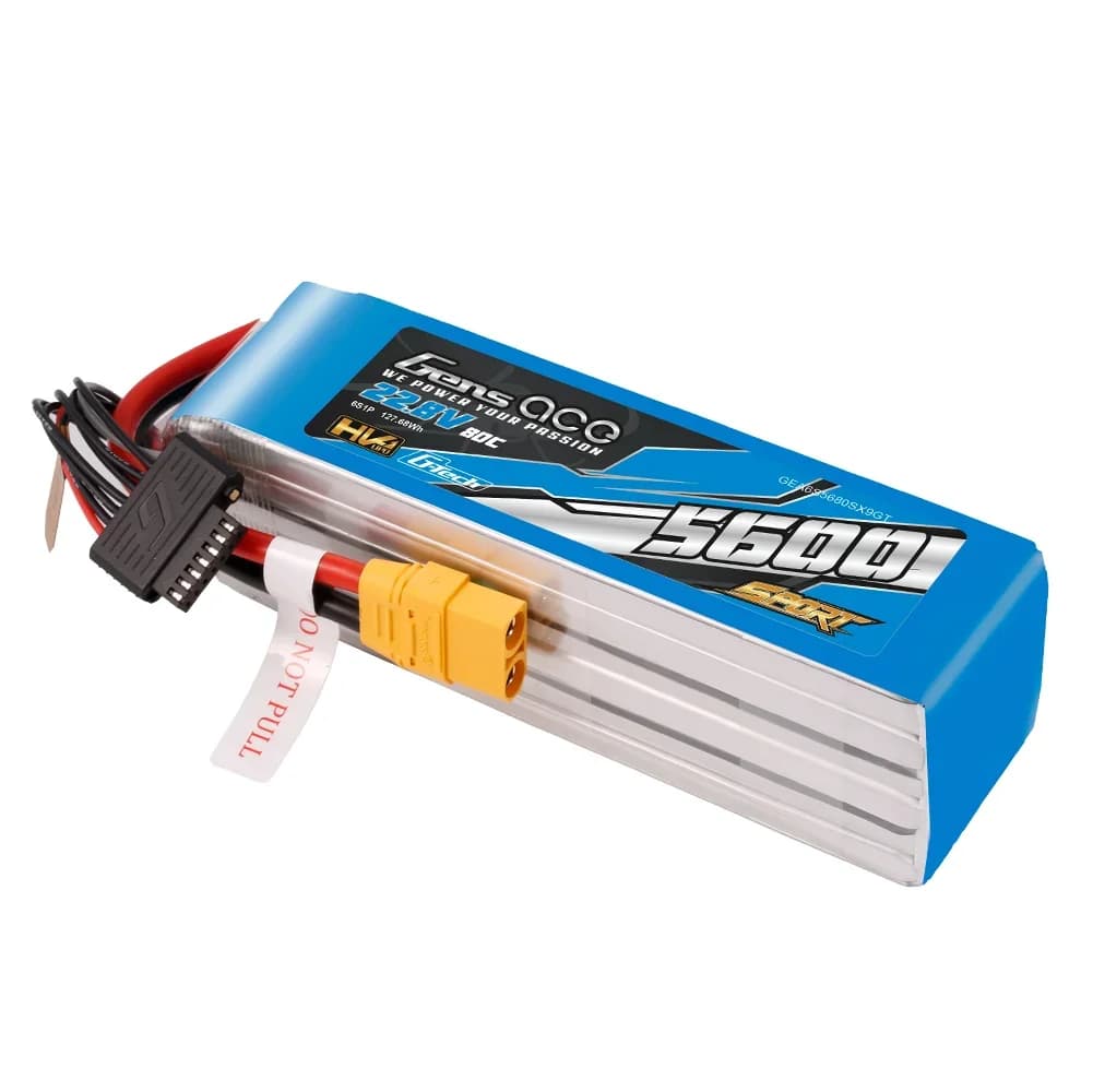 Gens Ace G-Tech 5600 mAh HV 22.8V 80C 6S Lipo Akku XT90 for fpv drones 1
