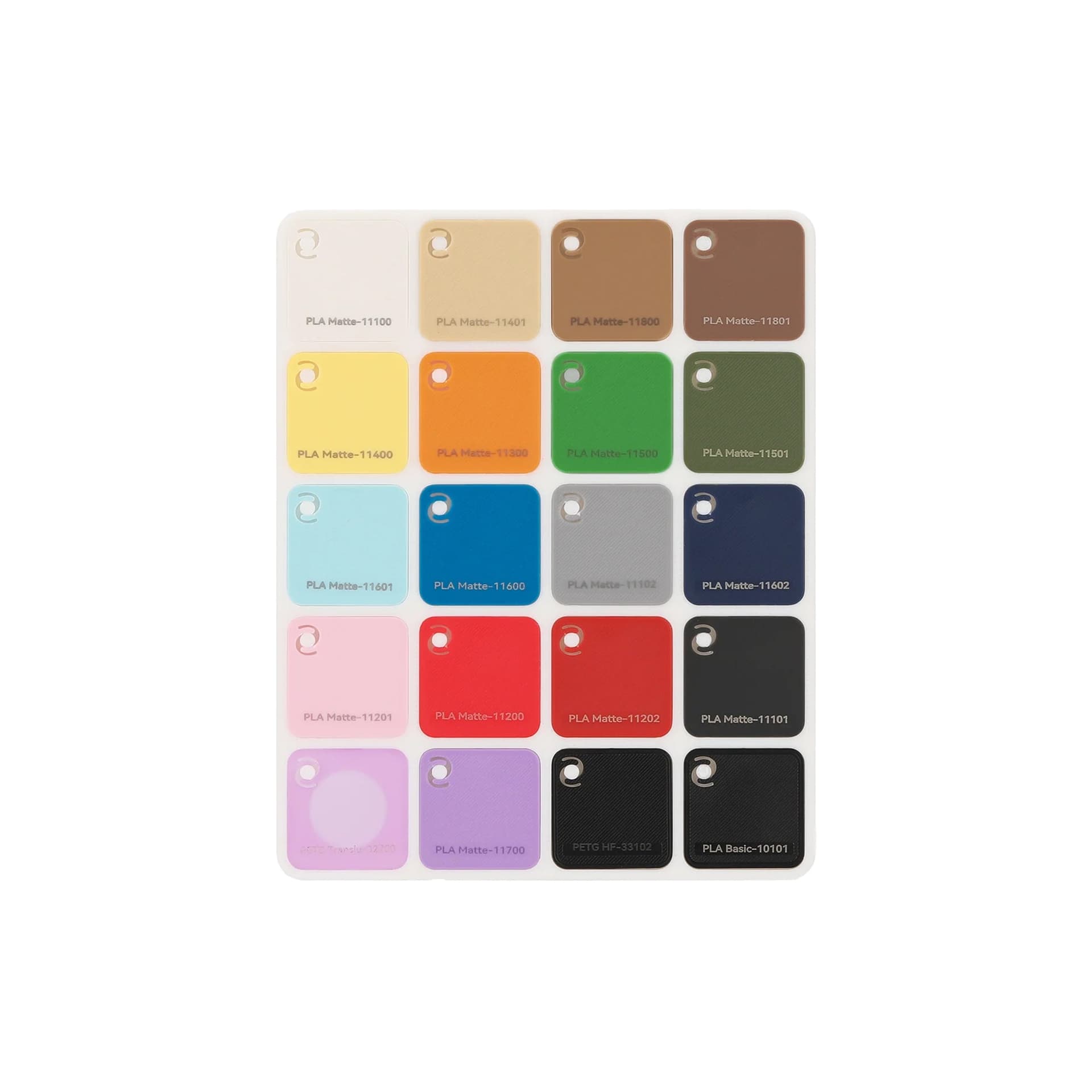 Bambu Lab Filament Swatches NEW for fpv drones 4