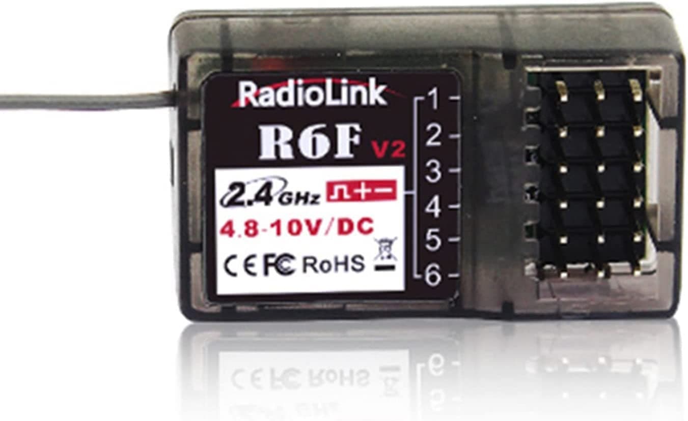 RadioLink R6F V2 2.4Ghz 6CH RC Receiver for fpv drones 1