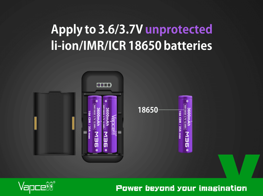 Vapcell P2 18650 charger / power bank for fpv drones 5
