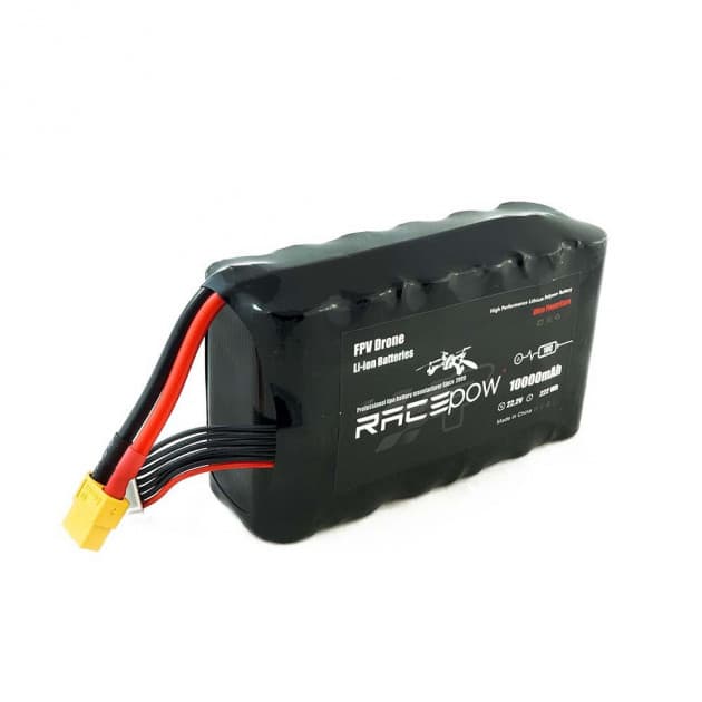 Racepow Liion 10000mAh 6S2P battery for drones for fpv drones 1