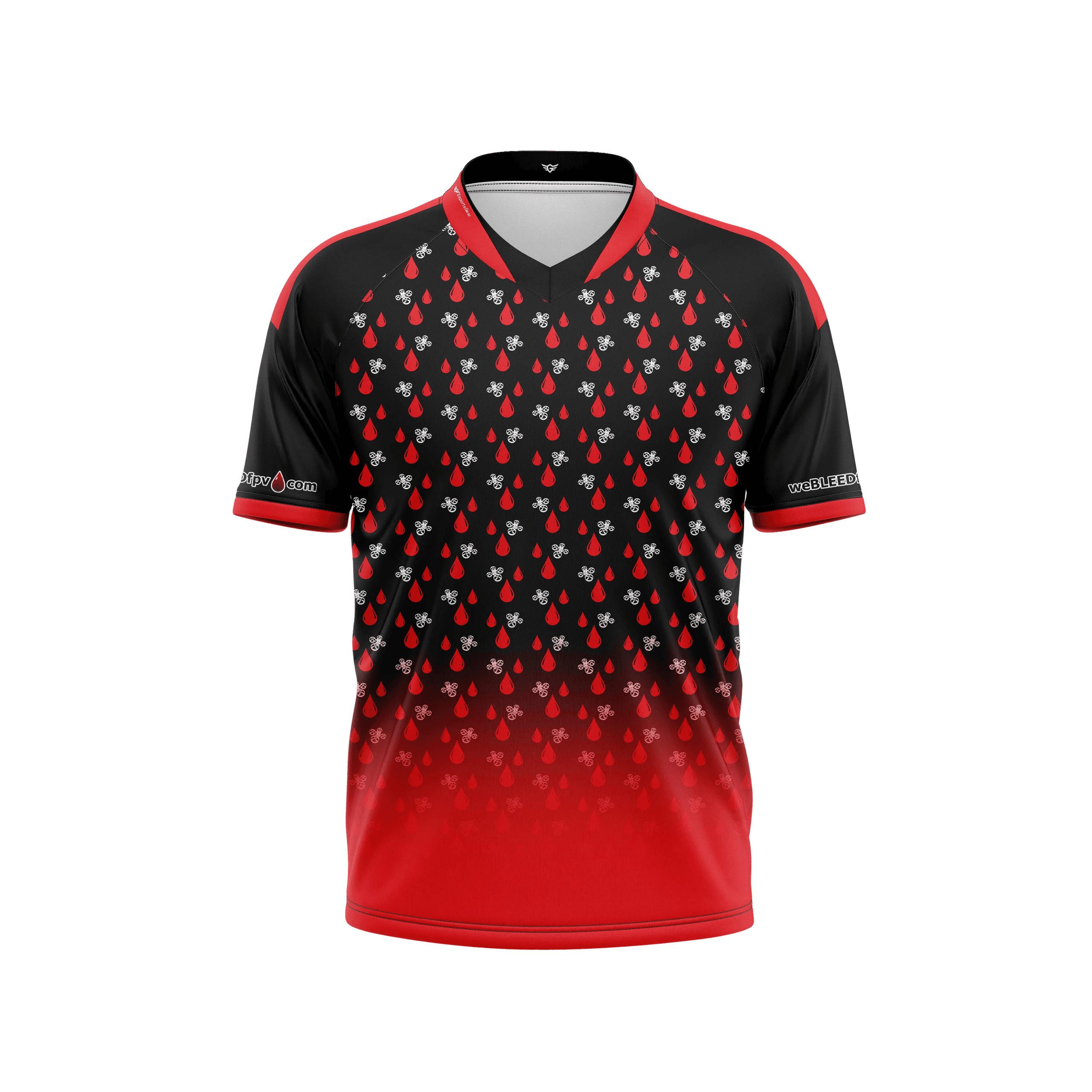 weBLEEDfpv Team Jerseys for fpv drones 2