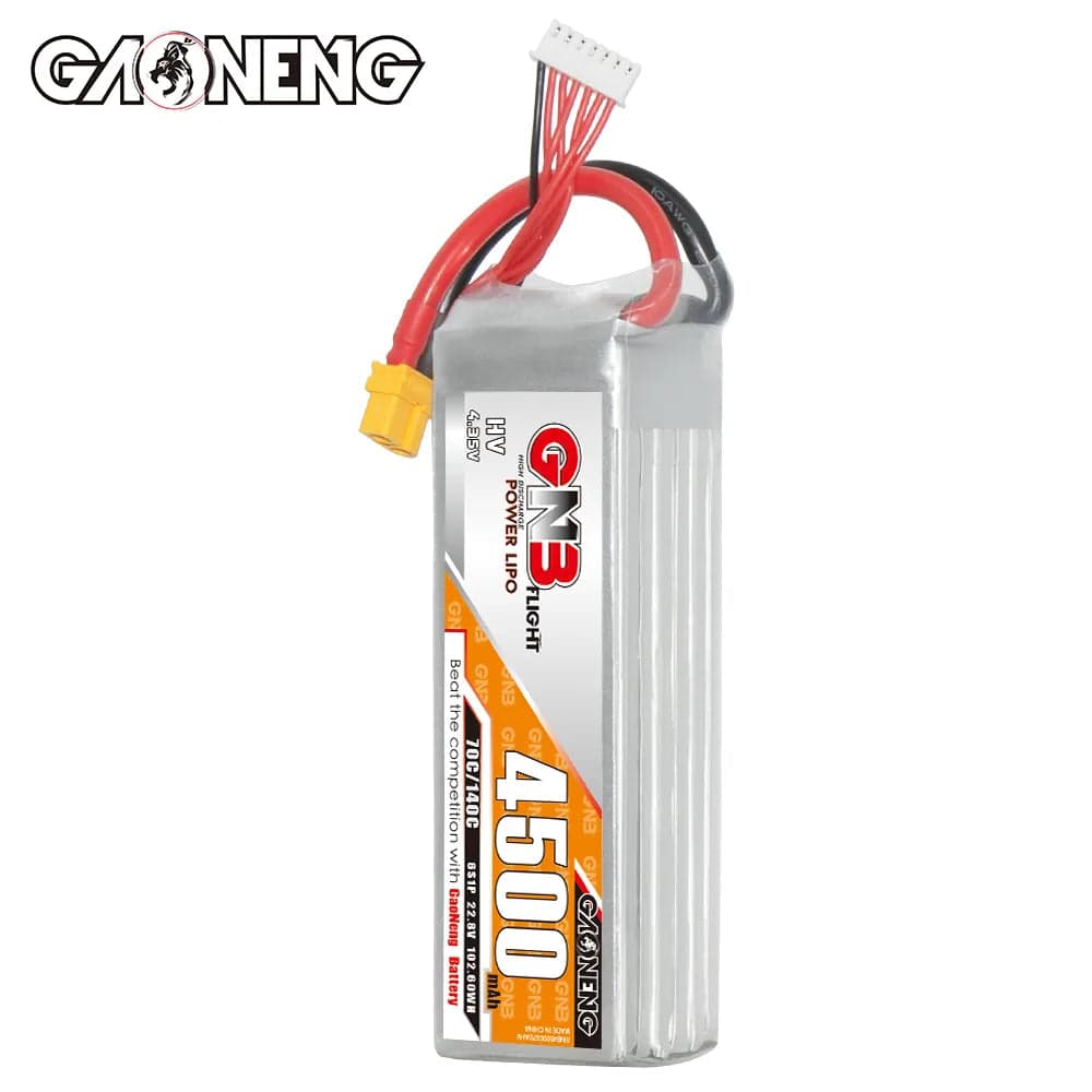 GAONENG GNB LiHV 6S 22.8V 4500mAh 70C LiPo Battery XT60 [DG] for fpv drones 3