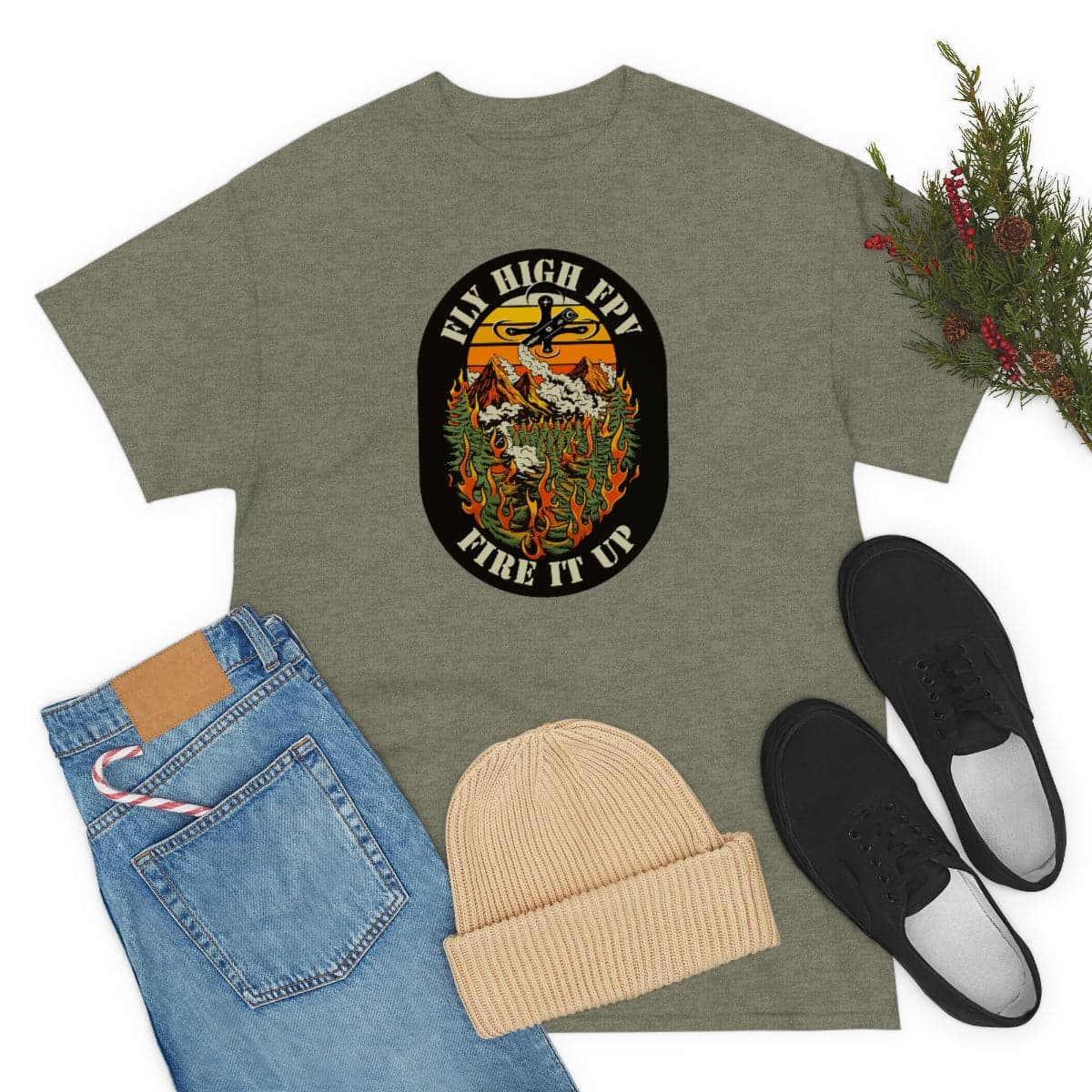 Fire it Up - T-Shirt for fpv drones 134